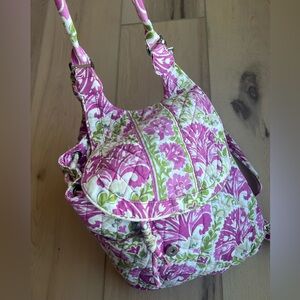 Vera Bradley backpack and shoulder bag convertible bag in Julep Tuilp
